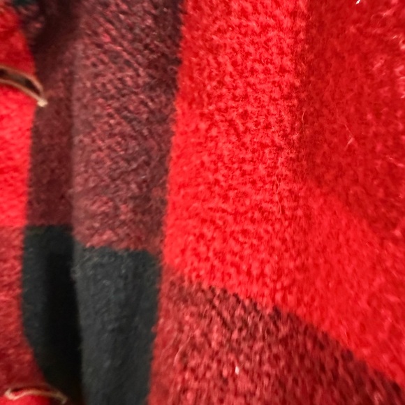 Diesel Red Plaid and Denim Men's Jacket - Picture 4 of 5